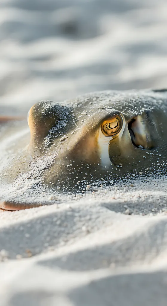Stingray in the Sand