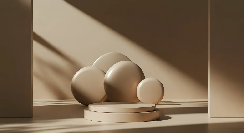 Neutral Geometric Display with Shadows