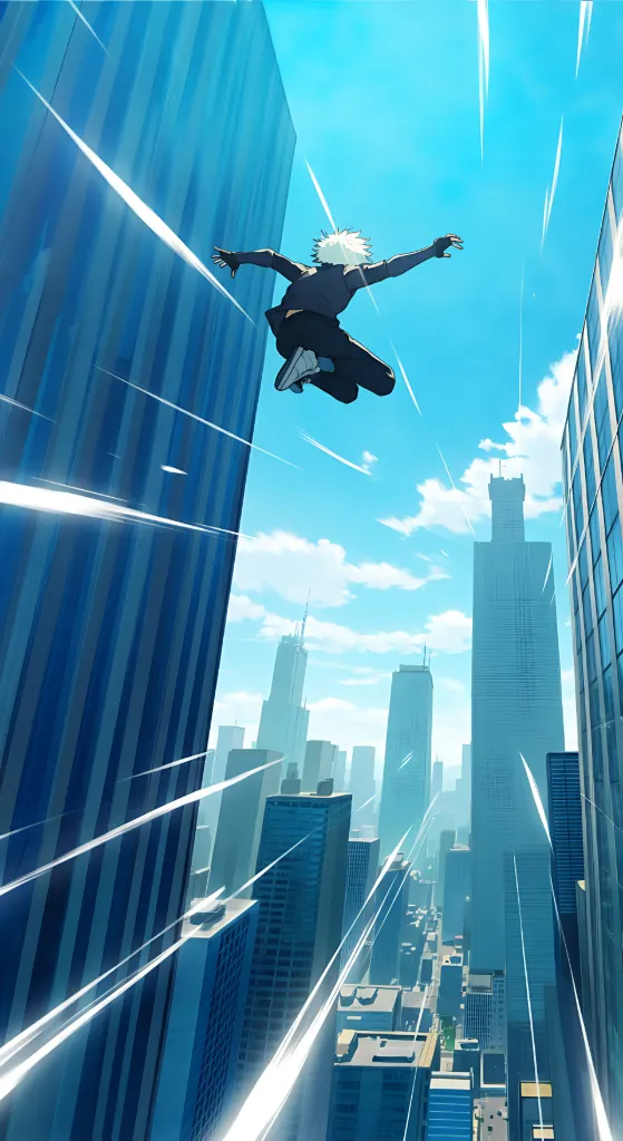 Urban Anime Cityscape