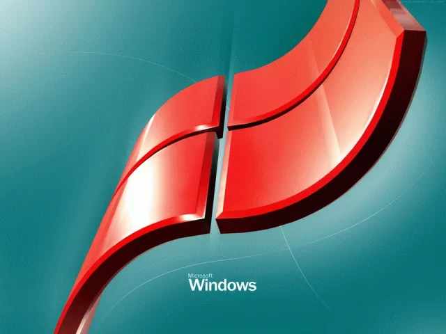 Windows Red Logo Wallpaper
