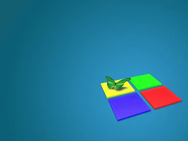Windows Butterfly Wallpaper